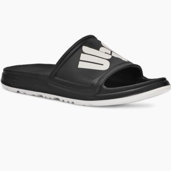 UGG Wilcox Slide Chopd in Black - Picture 2 of 6